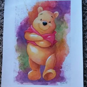 Winnie The Pooh Canvas Print Wall Art